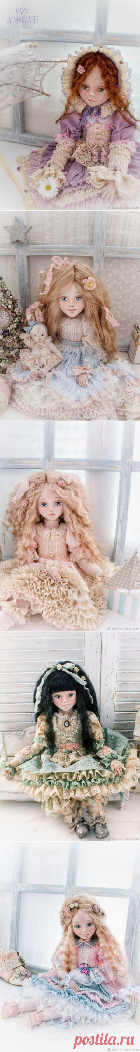 "Живые" текстильные коллекционные куклы от подмосковной художницы