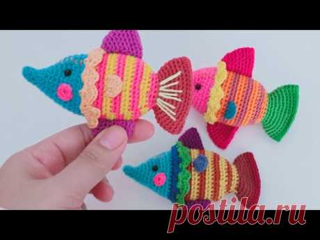 Little fish crochet tutorial