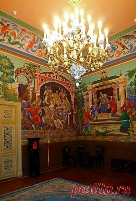 Fairy-Tale Room, Anichkov Palace | Комната сказок в Аничковом дворце / Nagi Ademet сохранил(а) Пин на доску «soviet retro».  | soviet retro