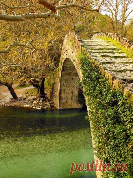 — catycutexo: Ancient Stone Bridge, Epiros, Greece