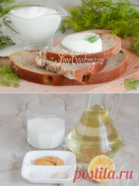 Майонез на молоке без яиц - рецепт с фото