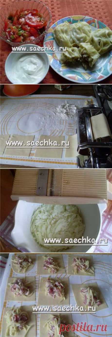 Манты с мясом и овощами (или рыбой) | рецепты на Saechka.Ru