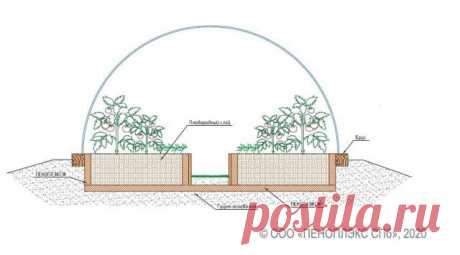 Теплый короб для грядки | Теплицы и парники (Огород.ru)