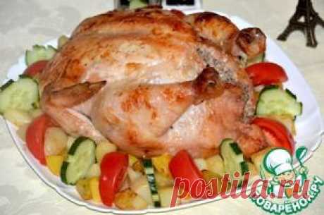 Курица, жаренная по-нормандски - кулинарный рецепт