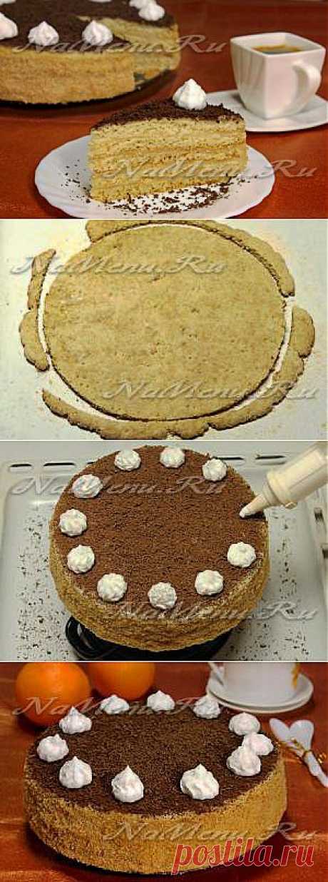 Приготовление домашнего песочного торта с заварным кремом: рецепт с фо