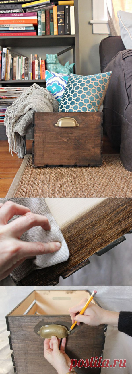 DIY Ящик деревянный хранения - Home Improvement Блог - Фартук на The Home Depot