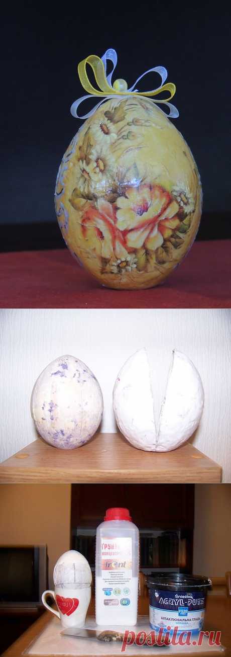 Декоративное яйцо из папье-маше / Декупаж. Мастер-классы / PassionForum - мастер-классы по рукоделию