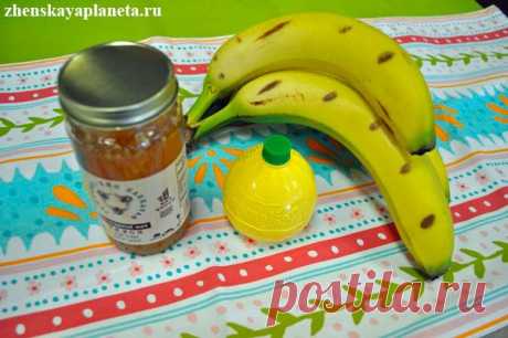 Банановая маска для лица с мёдом - пошаговый рецепт с фото | Женская Планета