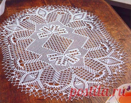 crochet home: Oval doily