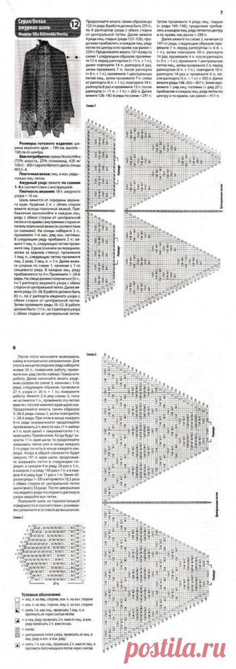 ВЯЗАНАЯ МОДА. СВ - №2 2019 - ШАЛИ, ПАЛАНТИНЫ, БАКТУСЫ