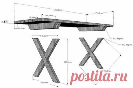 Мастерим стол со скамейками
