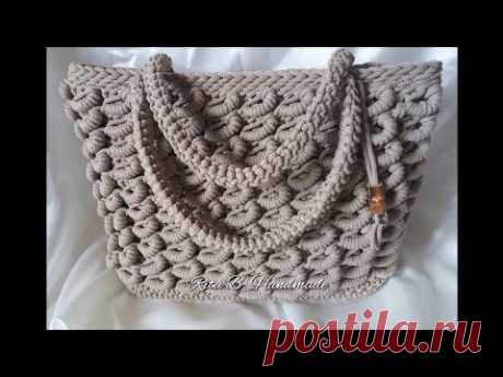 Borsa SABBIA  Tutorial Passo passo - Crochet