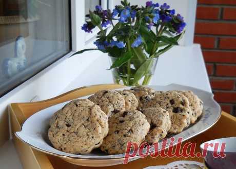 Мягкое печенье с шоколадом \ Cookies moelleux au chocolat - Прогулки по кулинарному бездорожью