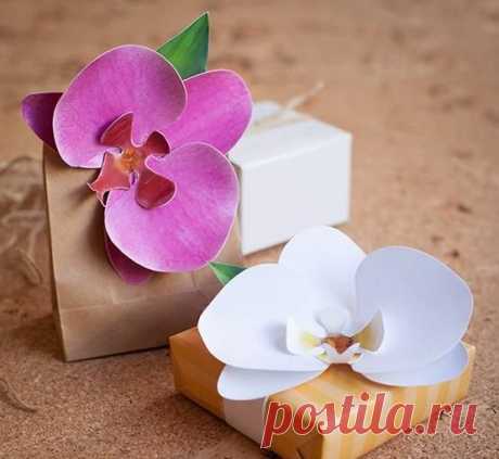 Как сделать орхидею из бумаги самому