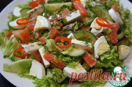 Салат с семгой – кулинарный рецепт