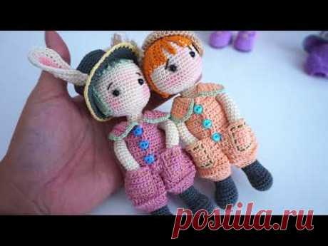 Cute small jumpsuit crochet tutorial / suwannascraftsro🧶m