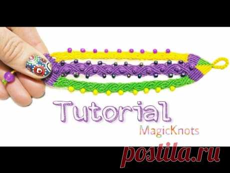 Micro Macrame Spring Bracelet ♥ DIY ♥