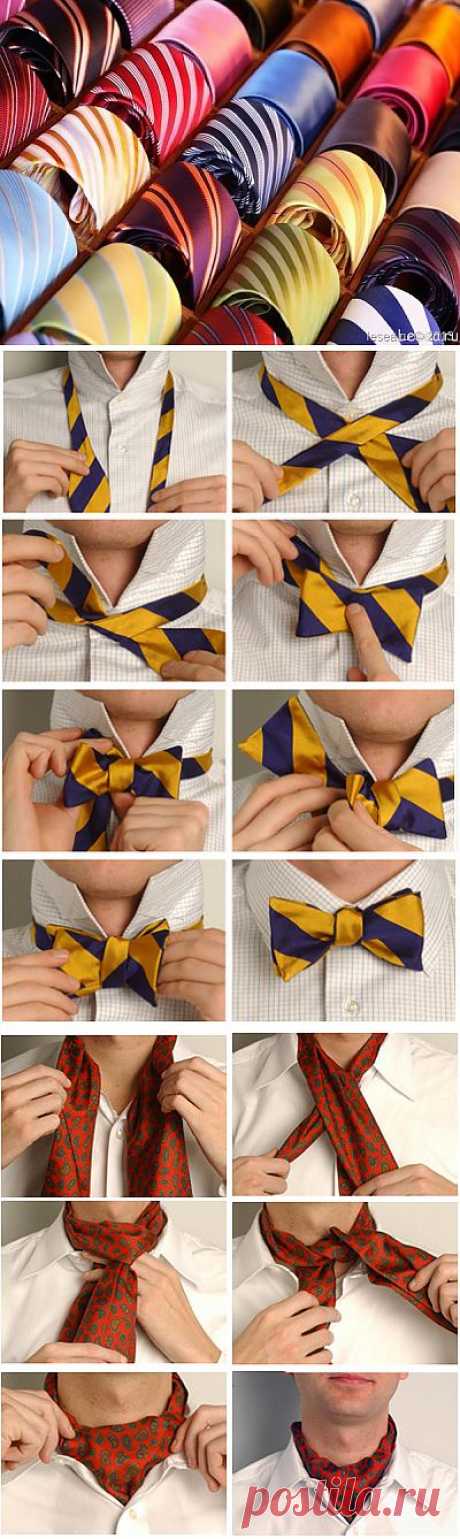 Учимся завязывать галстук модными узлами | ДОМАШНИЙ ОЧАГ