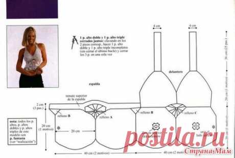 Летний топ (крючком) - Вязание - Страна Мам