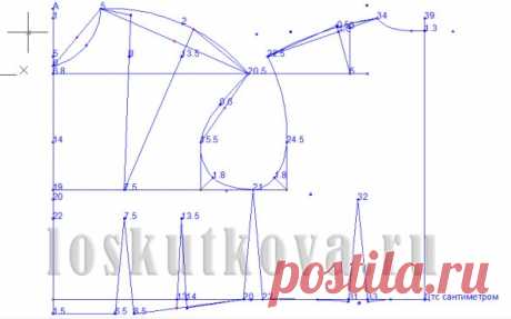 Построение выкройки лифа платья: самый понятный способ для начинающих