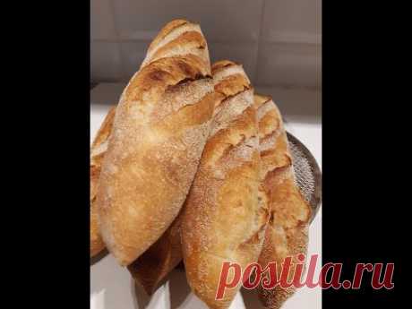 Рецепт хлеба. Вторая часть: Формовка багета, запекание, готовый хлеб.