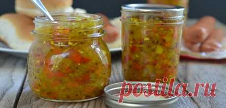 Рецепт маринада «Sweet pickle relish» Sweet pickle relish – маринад, который используется для приготовления гамбургеров и чизбургеров как в Макдональдс.