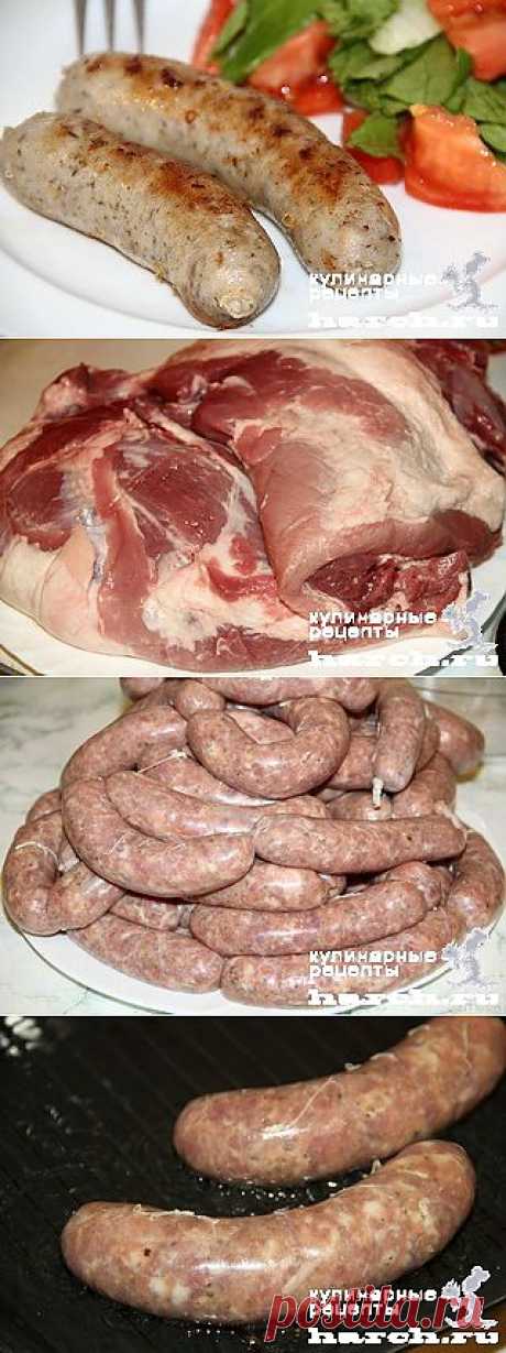 Домашние свиные колбаски | Харч.ру - рецепты для любителей вкусно поесть