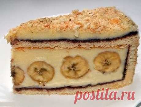 Банановый торт - рецепт с фото