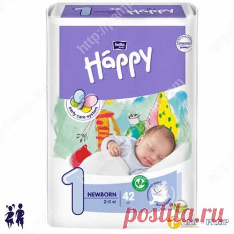 Подгузники детские Bella Baby Happy NewBorn 1 2-5 кг, 42 шт 5900516600693 цена,  купить в Киеве, Харькове, Днепре, Одессе, Запорожье, Львове, Украине цена, отзывы, продажа | Pamp-Pamp.com