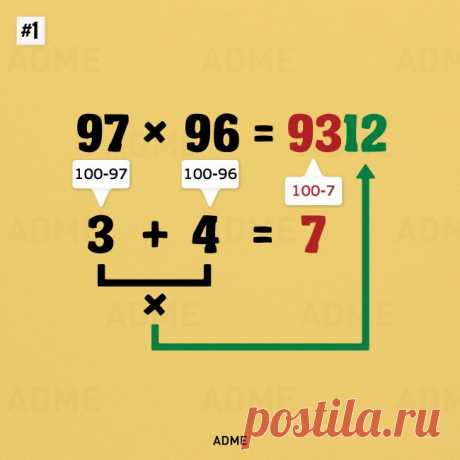 10 простых математических трюков