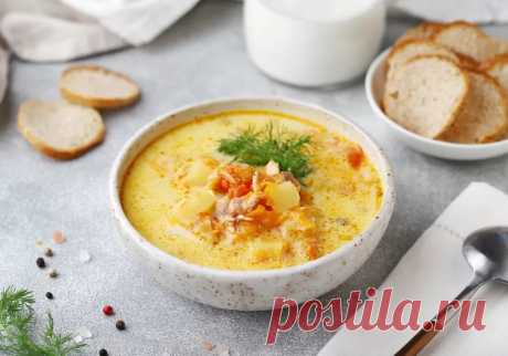 Суп с красной рыбой, томатами и сливками: пошаговый рецепт с фото | Меню недели