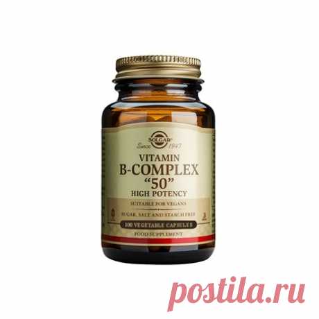 Solgar Vitamin B-Complex "50" 100 Kapsül Solgar Vitamin B-Complex "50" 100 Kapsül ve tüm SOLGAR ürünlerini eczane.com.tr'den satın alabilirsiniz.