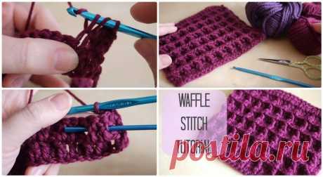 DIY Crochet Waffle Stitch Instructions | UsefulDIY.com