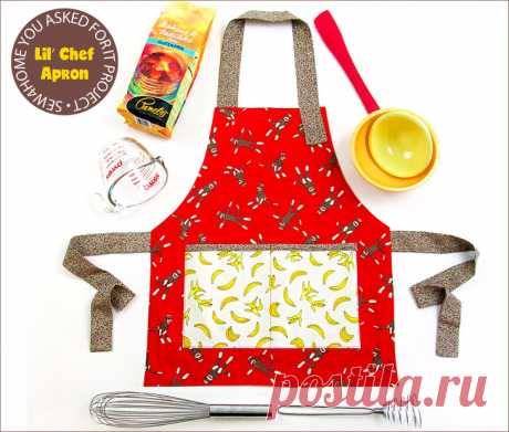 Kid-Size Lil' Chef Apron | Sew4Home