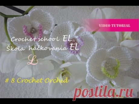 Crochet school EL, #8 Crochet Orchid