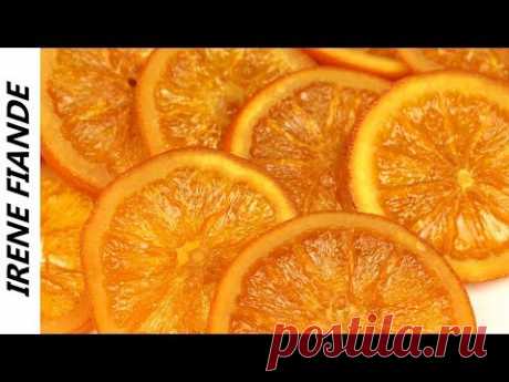 Карамелизированные дольки апельсинов.Эффектный декор и десерт для праздничного  стола