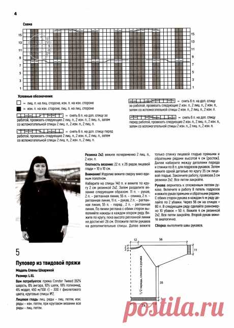 Вязаная одежда для солидных дам №5 2019