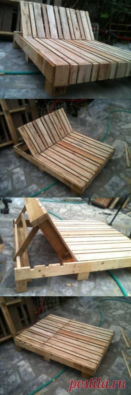 Pallet Double Lounge Chair