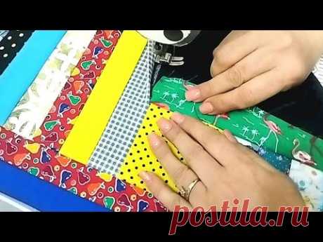 🍁Amazing idea of sewing with pieces of fabric🍀New sewing trick