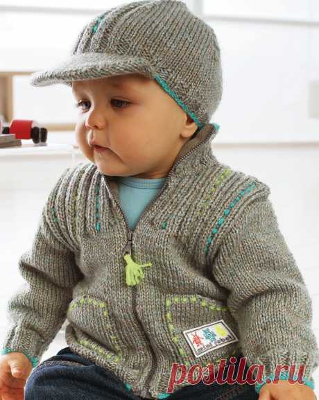 Вязание для малышей курточки и кепки, Bergere de France 137