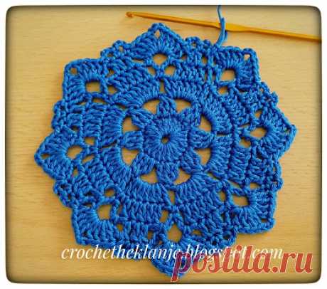 Crochet Heklanje: Moj rad 57 - Motiv 28