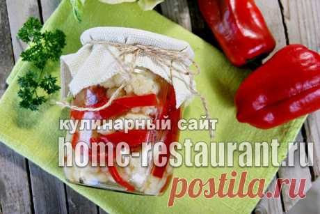 Салат из цветной капусты на зиму с луком и болгарским перцем - Домашний Ресторан