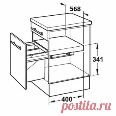 Šiukšliadėžė - Šiukšliadėžės - Virtuvės įranga - Prekių katalogas - Baldų furnitūra ir priedai