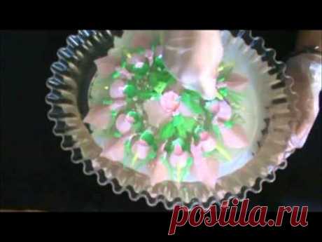 Como hacer un ramo de rosas con alcatrazes pt.4 / jelly art puding