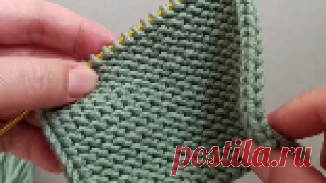 Тепло о вязании | Красивый кромочный край с накидом. Видео от @love_handmade_knit | Дзен