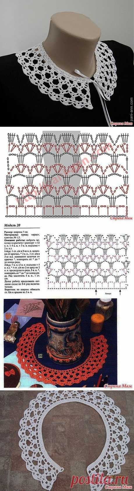 У этого воротничка даже имя есть — Нина: Дневник группы &quot;Вязание&quot; - Страна Мам