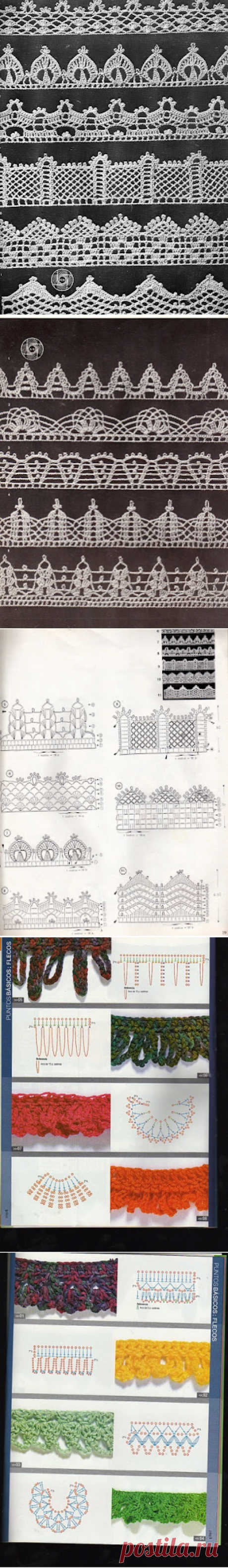 SOLO PUNTOS: Puntillas crochet