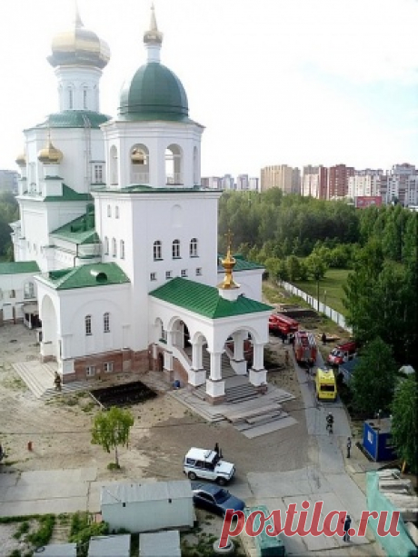 В Тюмени утром загорелся Благовещенский собор - Происшествия - Новости Тобольска