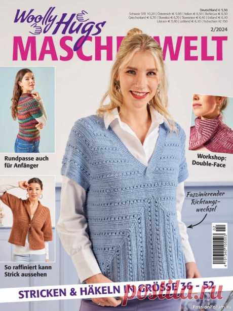 Вязаные проекты в журнале «Woolly Hugs Maschenwelt №2 2024»