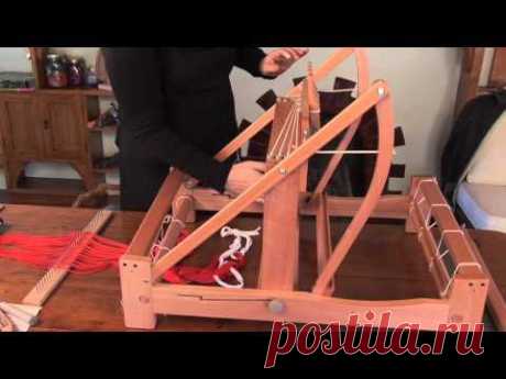 How to put a warp on your table loom Pt 1